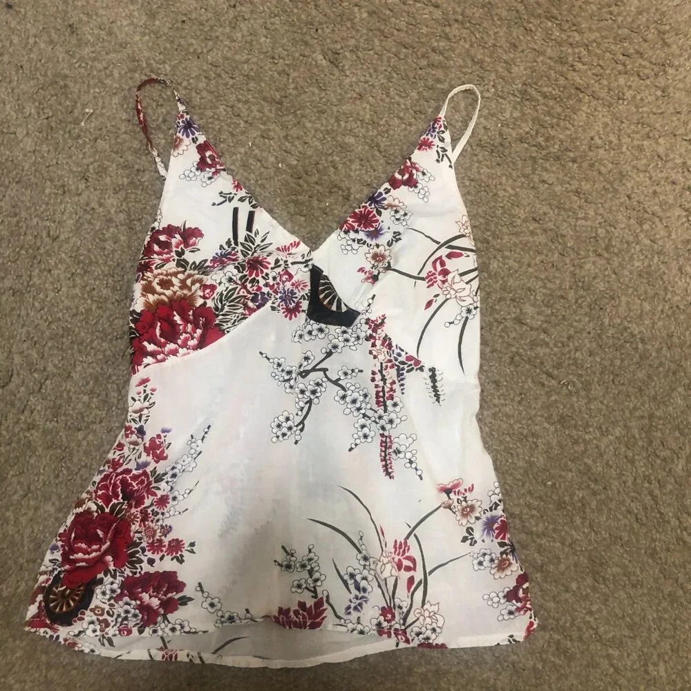Women's Floral Shirt Size S - Picture 2 of 7